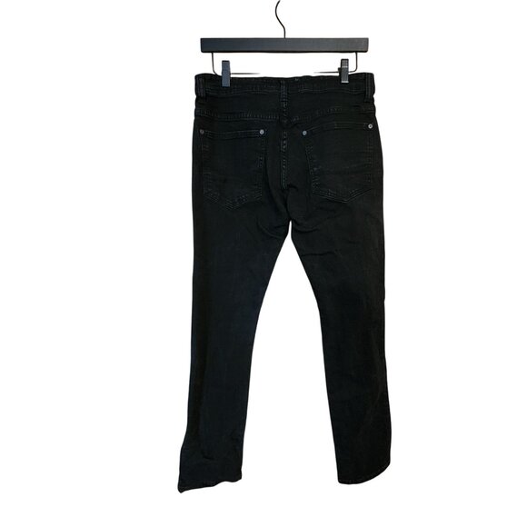 Paper Denim & Cloth Black Slim Fit Jeans 30x30 Mens - Picture 2 of 3
